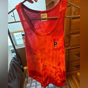 Pink brand tank top